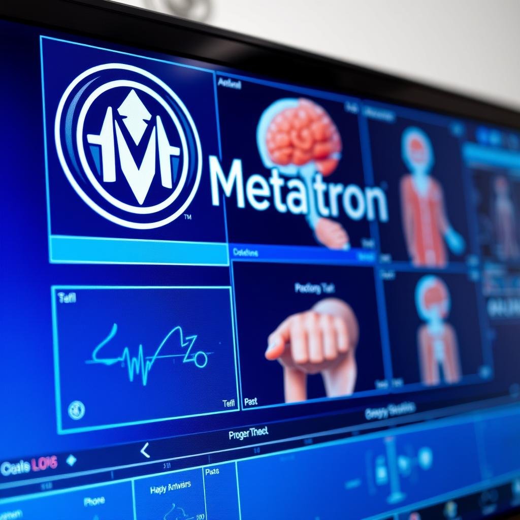 Logo del software Metatron Hunter 4025 NLS con interfaz de diagnóstico