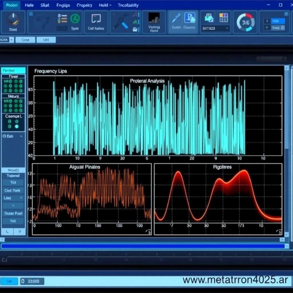 Procesamiento de datos en el software Metatron 4025 NLS