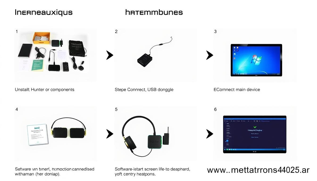 Proceso de configuración paso a paso del Metatron Hunter 4025