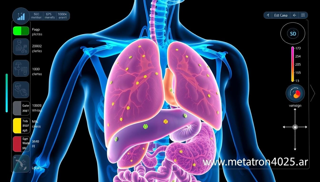Visualización 3D de órganos en el software Metatron 4025 NLS