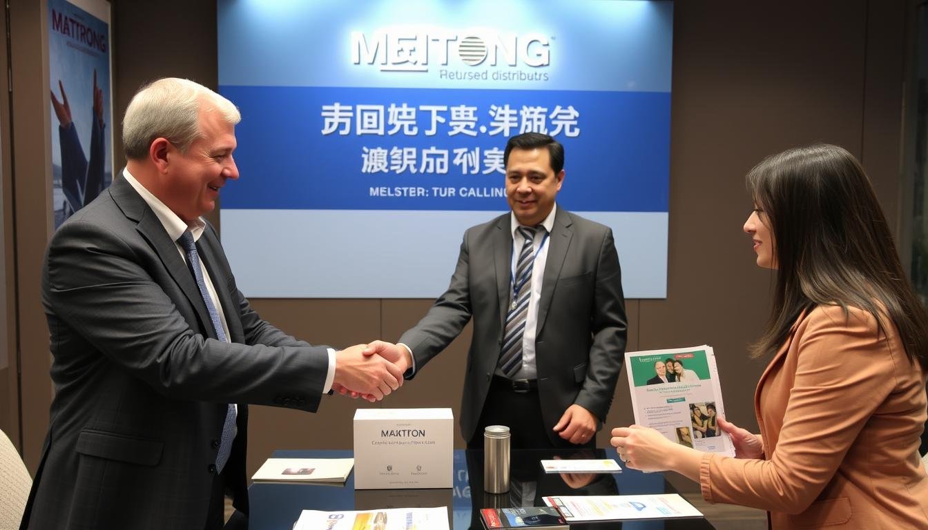 Reunión de negocios entre distribuidores de Metatron Hunter 4025 NLS