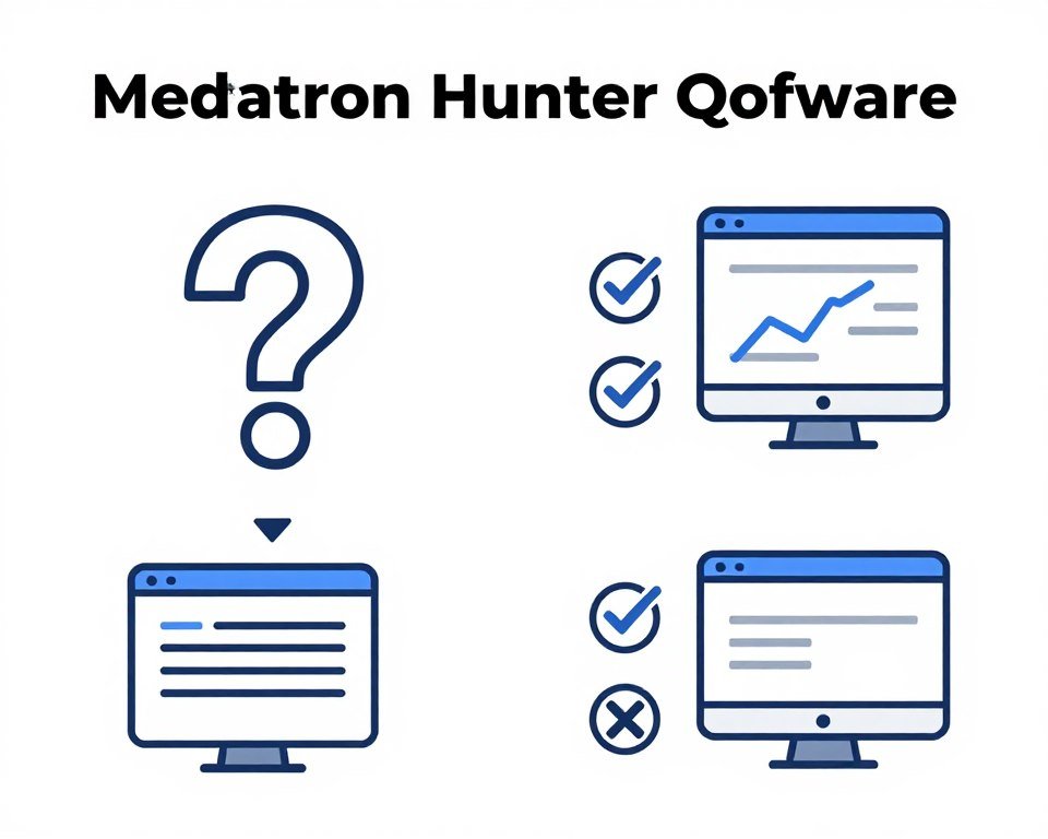 FAQ illustration showing common software questions and answers