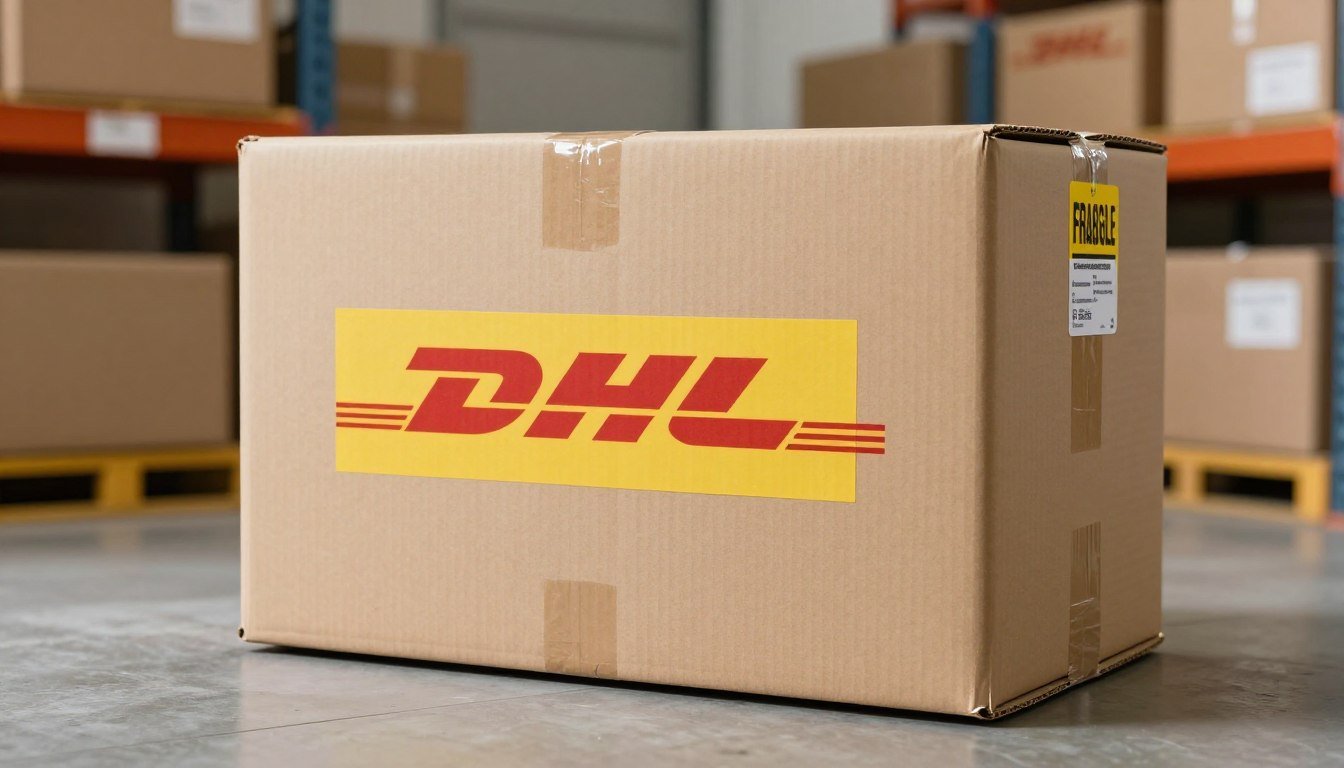Paquete Metatron Hunter preparado envío internacional DHL caja reforzada