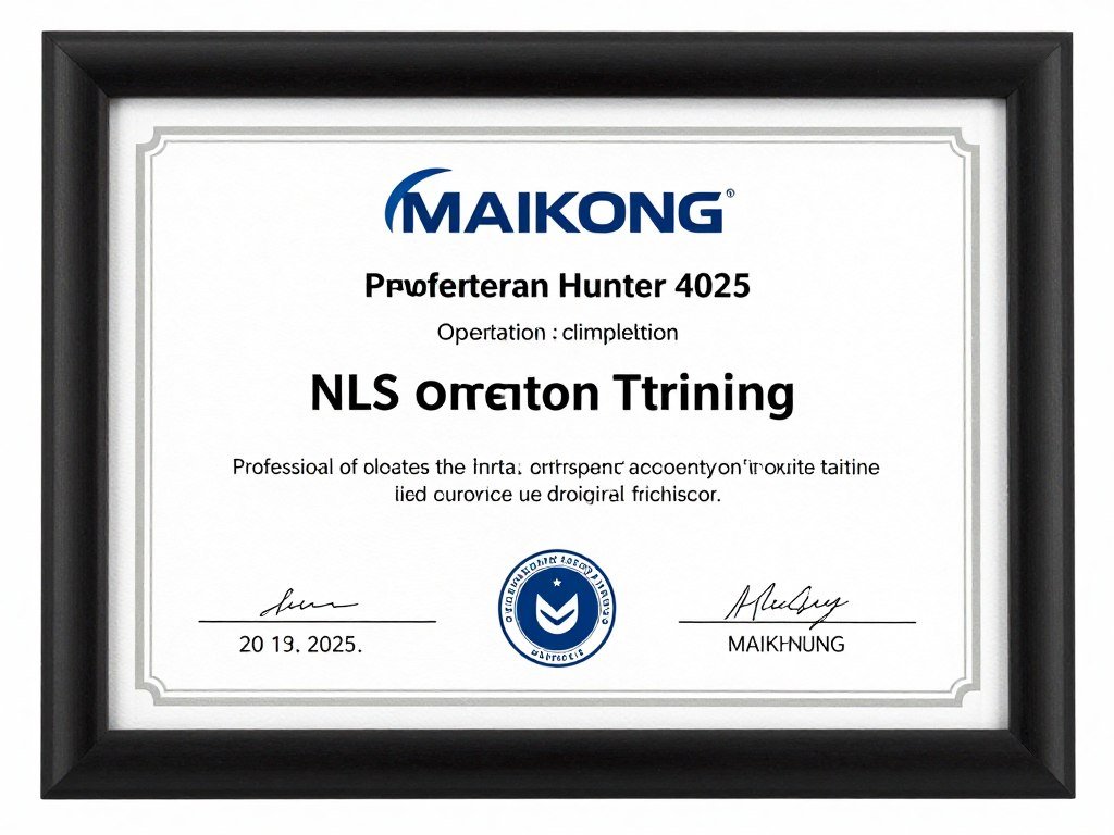 Certificado oficial de operador Metatron Hunter 4025 NLS Certificado oficial de operador Metatron Hunter 4025 NLS