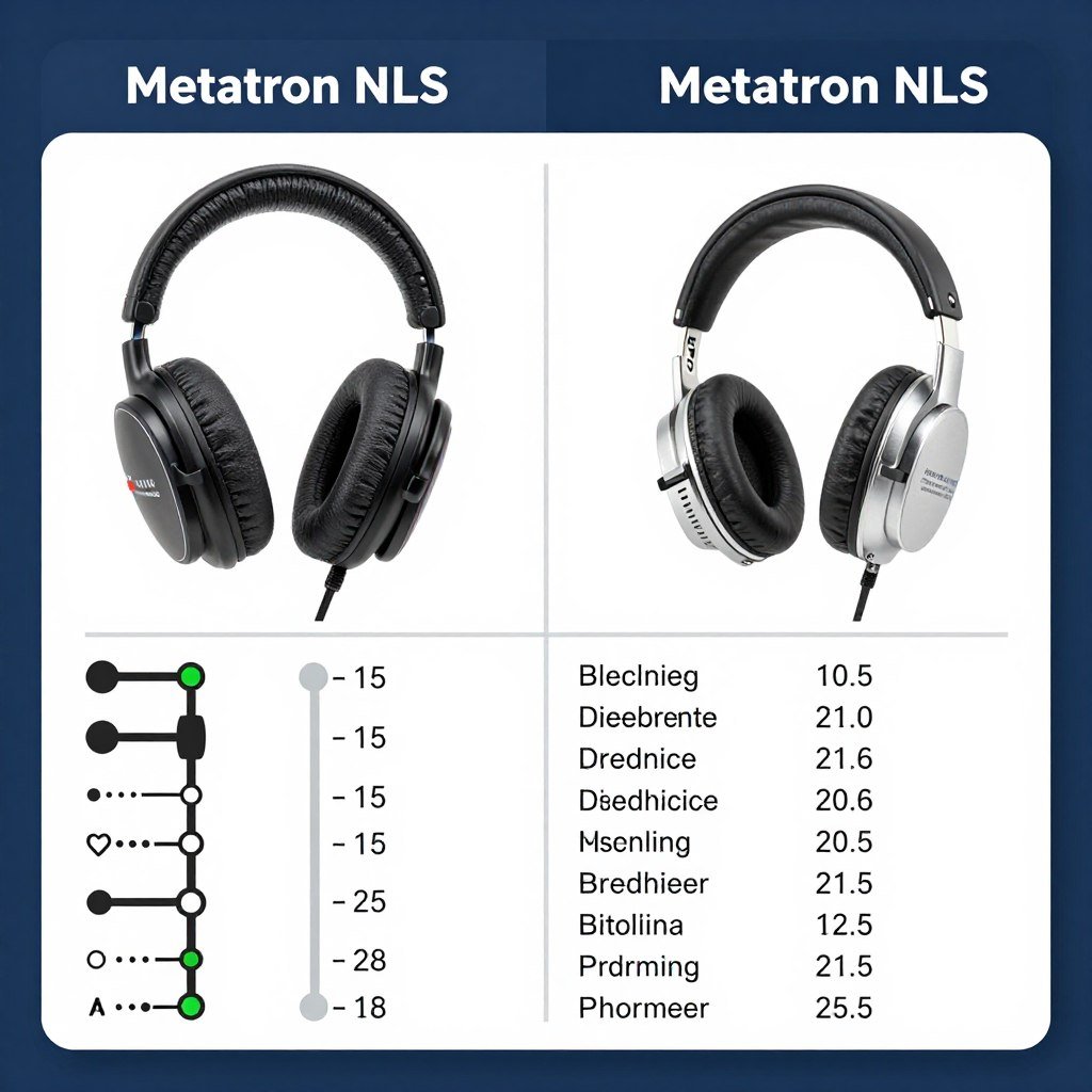 Comparación sensores auriculares Metatron NLS antiguo versus nuevo Comparación sensores auriculares Metatron NLS antiguo versus nuevo