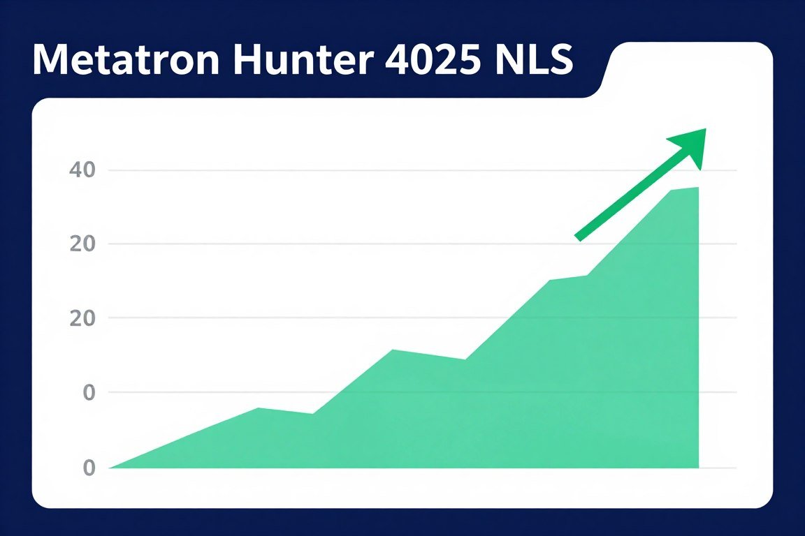 Gráfico de crecimiento de ingresos con Metatron Hunter 4025 NLS