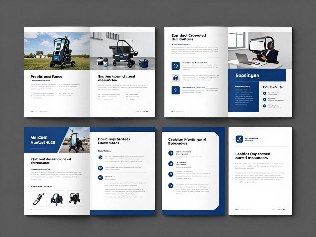 Materiales de marketing y soporte para distribuidores MAIKONG Metatron Hunter 4025 NLS