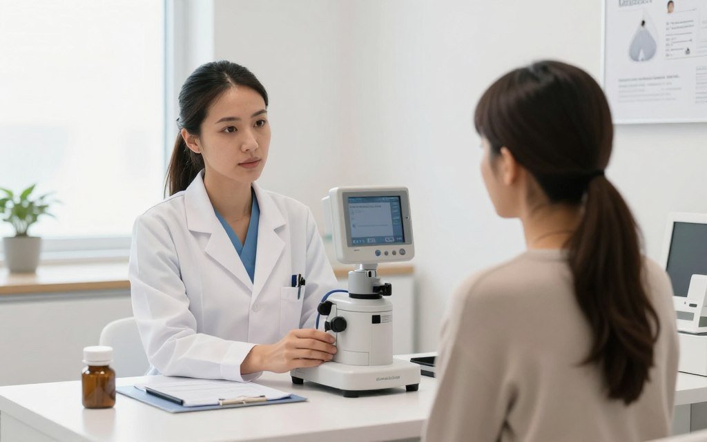 Médico usando Metatron Hunter consultorio medicina funcional Médico usando Metatron Hunter consultorio medicina funcional