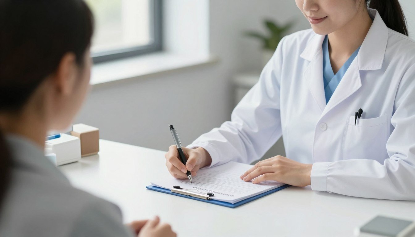 Profesional diseñando plan terapéutico basado en resultados Metatron Hunter 4025 NLS