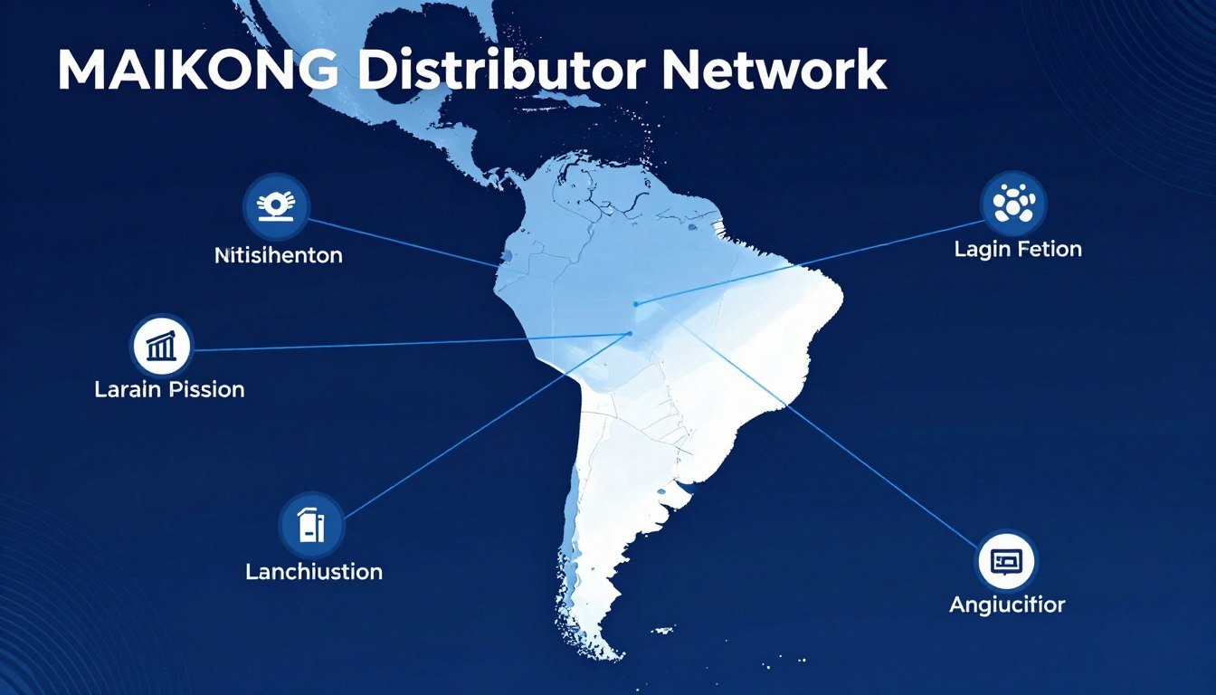 Red de distribuidores MAIKONG en Latinoamérica