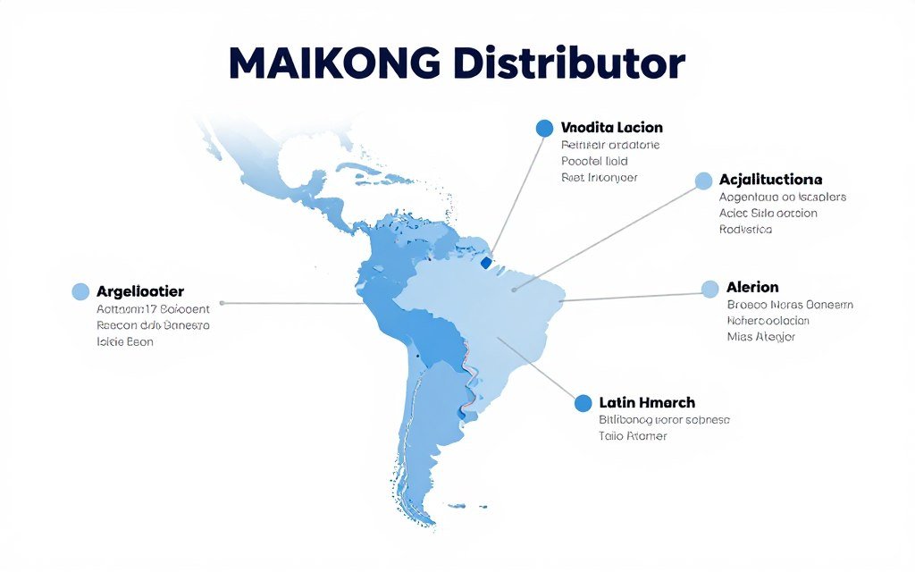 Red de distribuidores MAIKONG en Latinoamérica Red de distribuidores MAIKONG en Latinoamérica