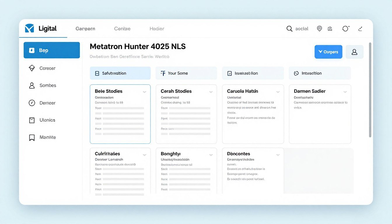 Biblioteca digital de casos clínicos para Metatron Hunter 4025 NLS