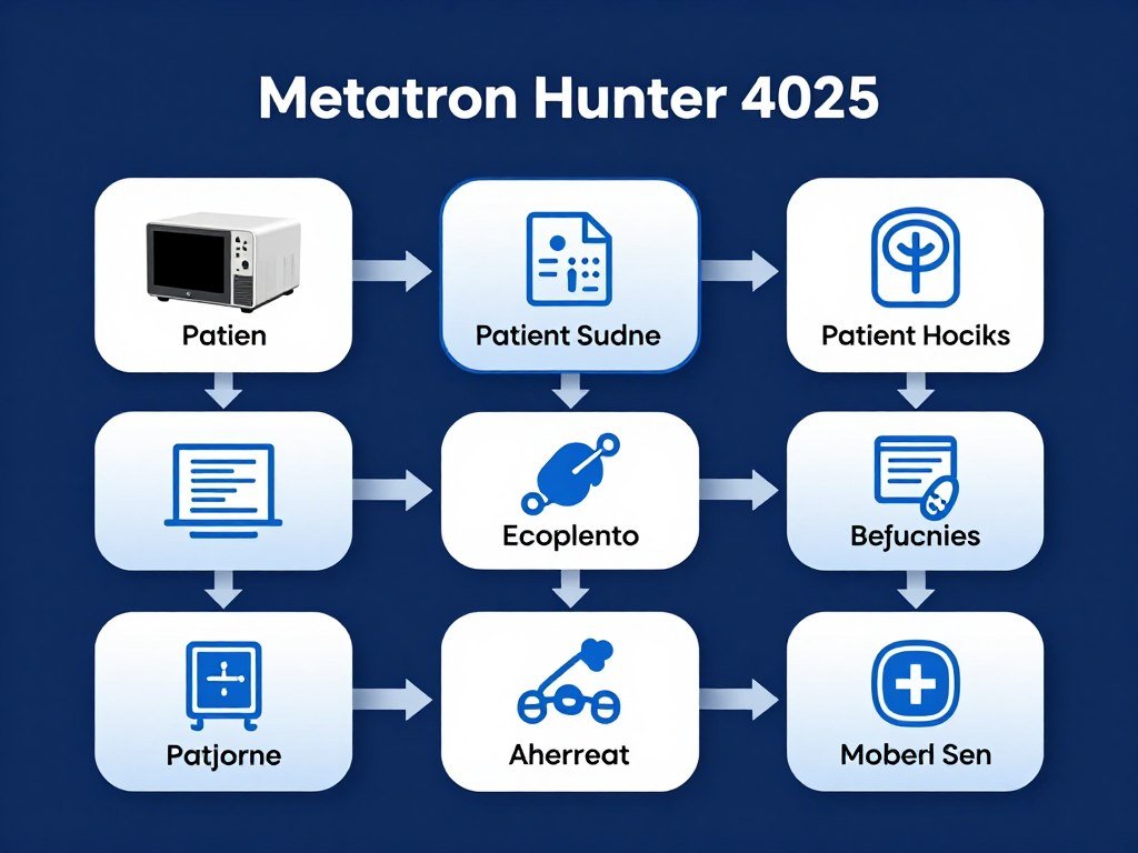 Diagrama de flujo del proceso de escaneo y exportación de datos del Metatron Hunter