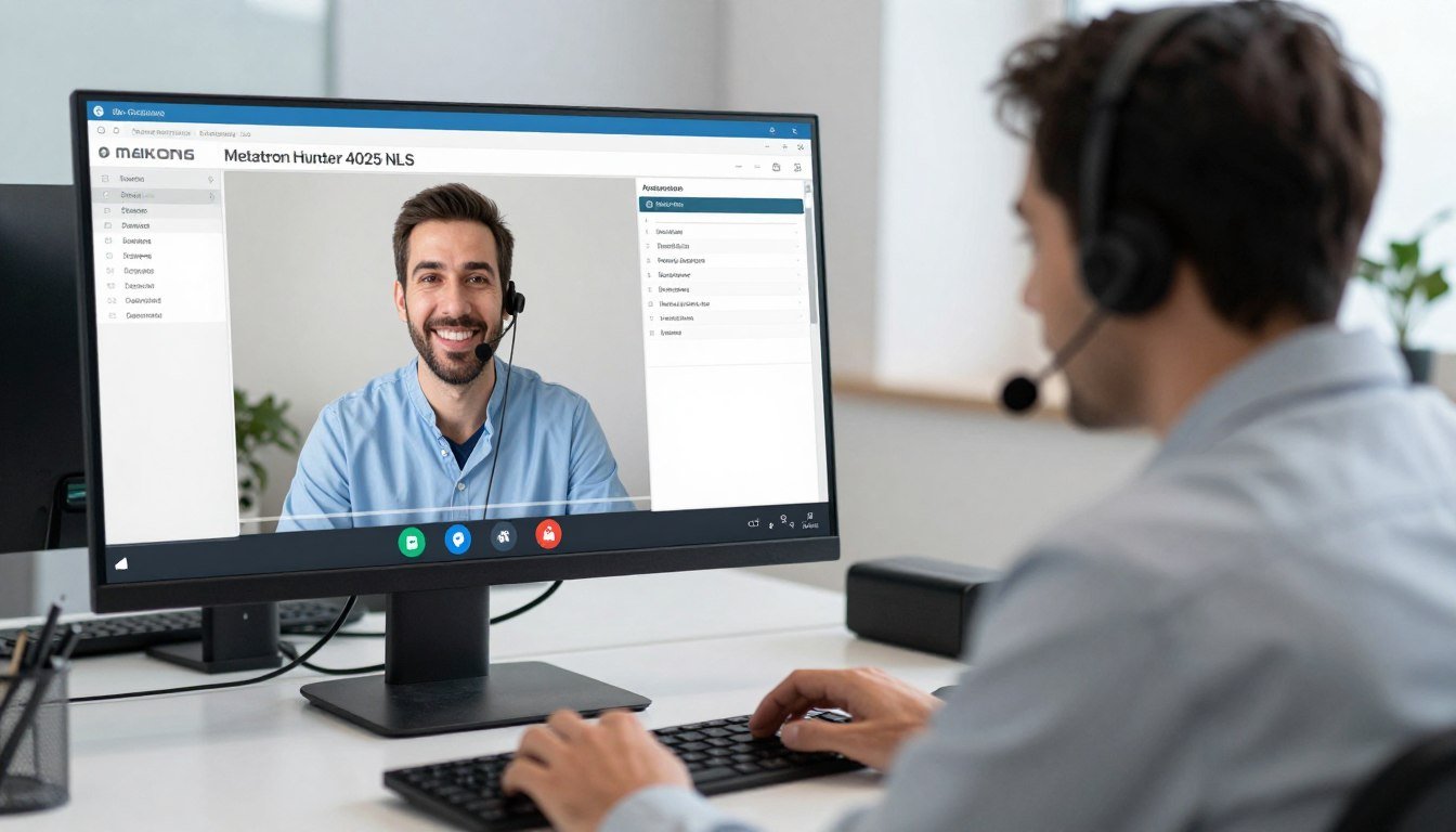 Equipo de soporte técnico MAIKONG brindando asistencia a cliente argentino por videollamada Equipo de soporte técnico MAIKONG brindando asistencia a cliente argentino por videollamada