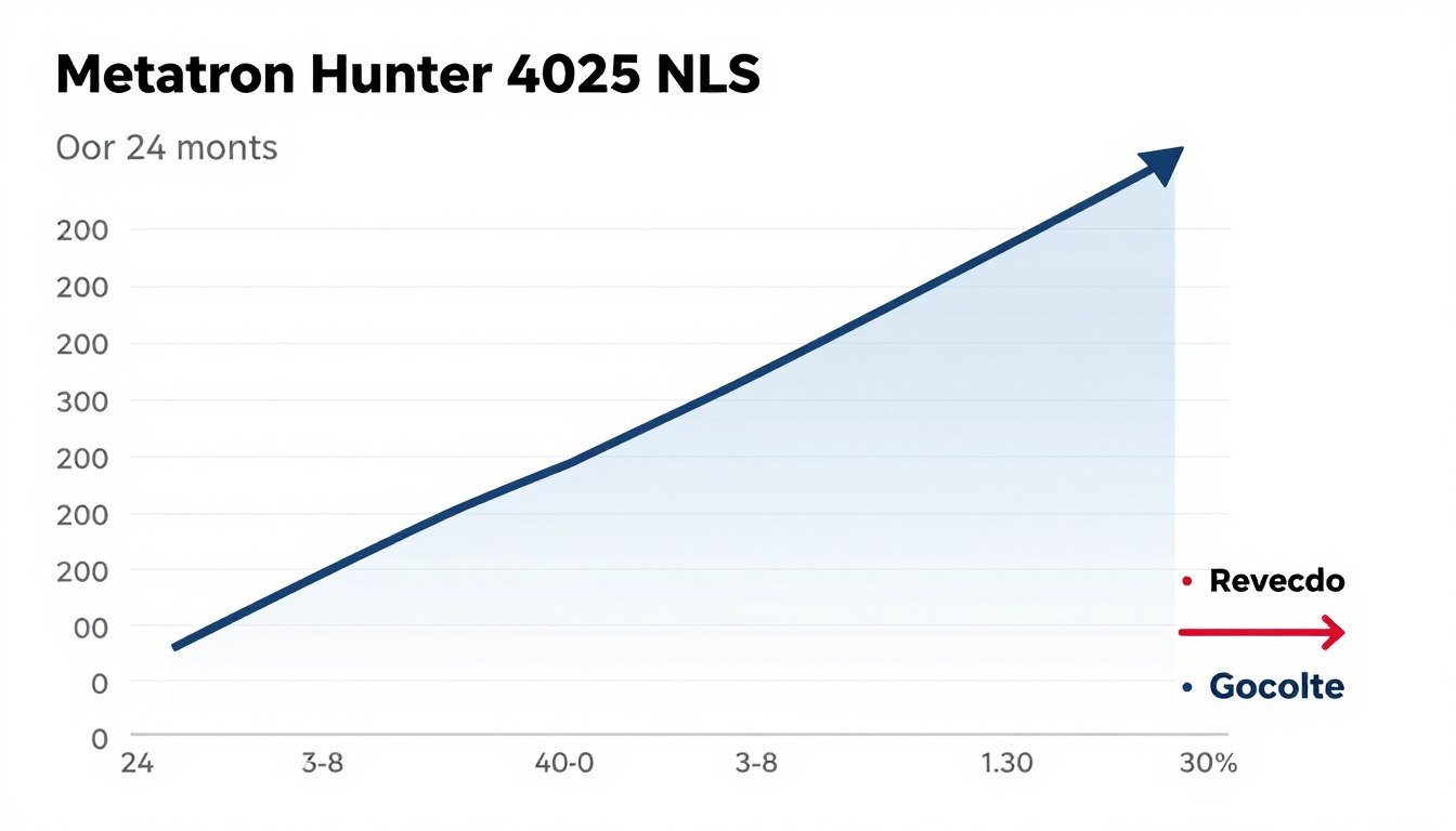 Gráfico de ROI del Metatron Hunter 4025 NLS a lo largo del tiempo Gráfico de ROI del Metatron Hunter 4025 NLS a lo largo del tiempo