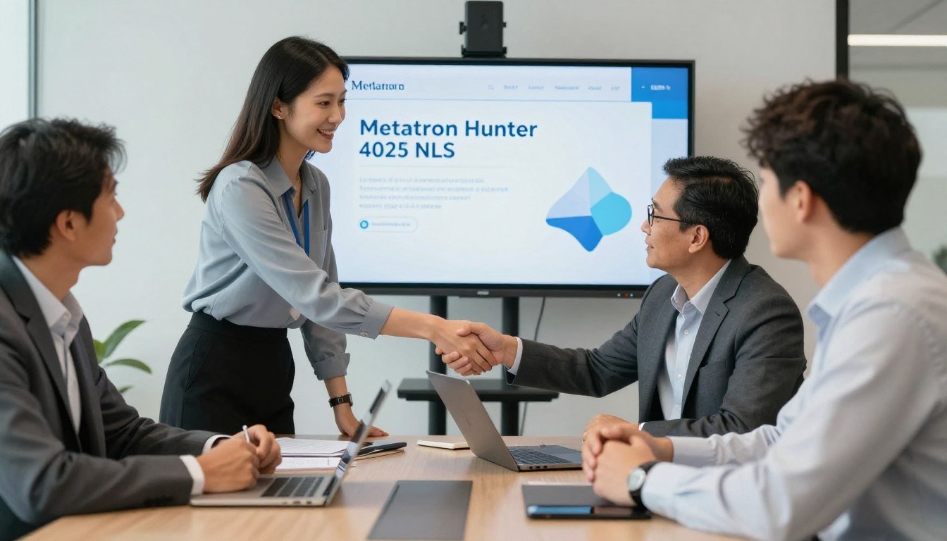 Reunión de negocios sobre oportunidad de distribución de Metatron Hunter 4025 NLS en Argentina Reunión de negocios sobre oportunidad de distribución de Metatron Hunter 4025 NLS en Argentina