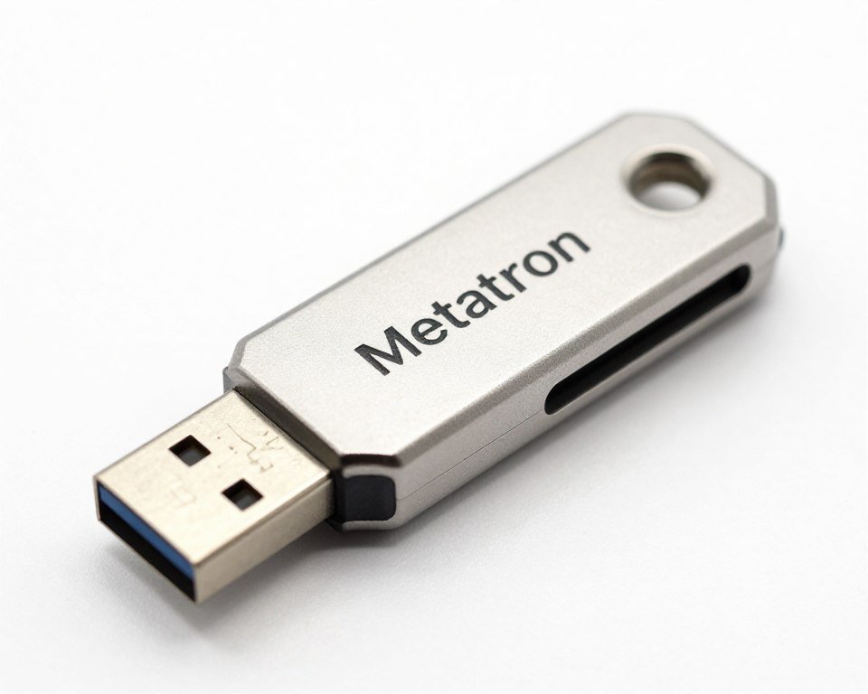 USB dongle del Metatron Hunter 4025 mostrando chip de seguridad y diseño compacto USB dongle del Metatron Hunter 4025 mostrando chip de seguridad y diseño compacto